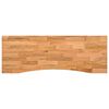 vidaXL Dessus de bureau marron clair bois ch&ecirc;ne massif rectangulaire
