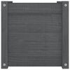vidaXL Jardini&egrave;res d'ext&eacute;rieur 2 pcs Gris 40x40x40 cm Bois de pin