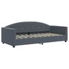 vidaXL Lit de repos gris fonc&eacute; 90x190 cm velours