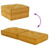 vidaXL Canap&eacute; modulaire jaune 70x70x36 tissu