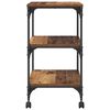 vidaXL Support d'imprimante Bois Ancien 50 x 41 x 75 cm