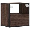 vidaXL Tables de chevet murales 2 pcs ch&ecirc;ne marron 40x31x39,5 cm