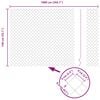 vidaXL Cl&ocirc;ture en treillis m&eacute;tallique Vert 10 x 1,4 m Acier