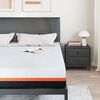 vidaXL Matelas Blanc et Gris 180 x 200 cm Tissu jacquard
