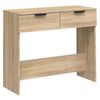 vidaXL Table console Ch&ecirc;ne sonoma 90x36x75 cm Bois d'ing&eacute;nierie