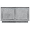 vidaXL Meuble TV gris b&eacute;ton 80x35x45 cm bois d'ing&eacute;nierie