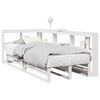 vidaXL Lit biblioth&egrave;que sans matelas blanc 90x190cm bois de pin massif