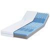 vidaXL Matelas Blanc 80 x 200 cm Tissu jacquard