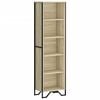 vidaXL Biblioth&egrave;que ch&ecirc;ne sonoma 50x31x169 cm bois d'ing&eacute;nierie