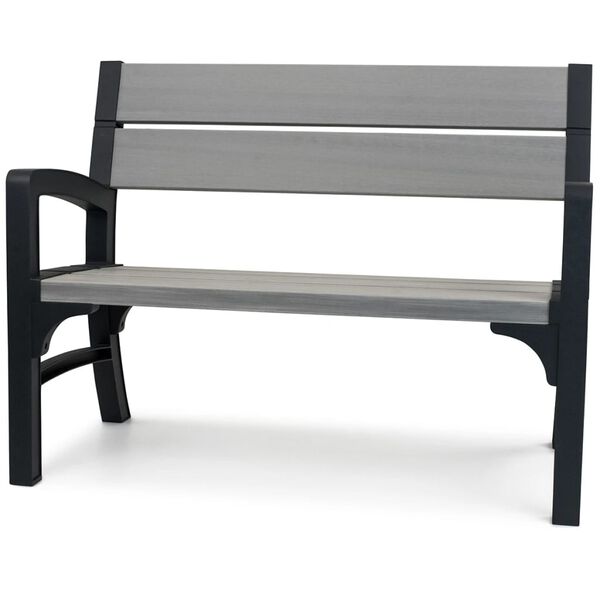 Keter Banc de jardin &agrave; 2 places Montero Gris 233309