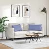 vidaXL Coussins de canap&eacute; 2 pcs Bleu 80 x 40 cm tissu