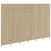 vidaXL Paravent Beige 292 x 180 cm polyrotin