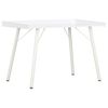 vidaXL Bureau Blanc 90x50x79 cm
