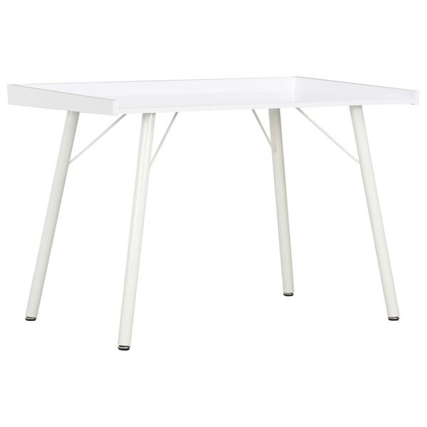 vidaXL Bureau Blanc 90x50x79 cm