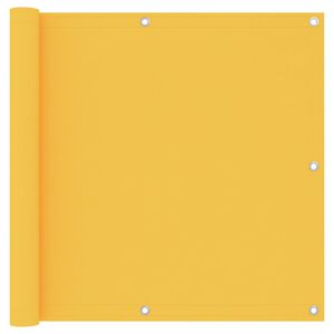 vidaXL &Eacute;cran de balcon Jaune 90x500 cm Tissu Oxford