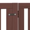 vidaXL Barri&egrave;re pour chien porte pliable 8 panneaux bois de peuplier