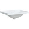 vidaXL &Eacute;vier de salle de bain blanc 71x48x23cm rectangulaire c&eacute;ramique
