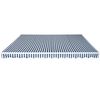 vidaXL Auvent pliable manuel 450 cm Bleu/blanc