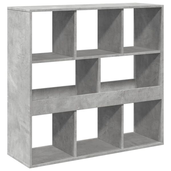 vidaXL Cloison de s&eacute;paration gris b&eacute;ton bois d'ing&eacute;nierie