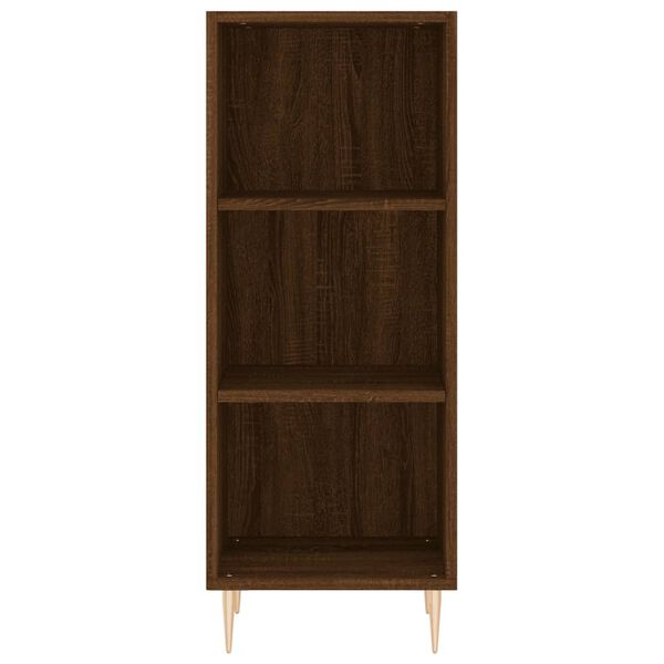 vidaXL Buffet ch&ecirc;ne marron 34,5x32,5x90 cm bois d'ing&eacute;nierie