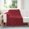 vidaXL Jet&eacute; Rouge Bordeaux 200 x 150 cm Toison