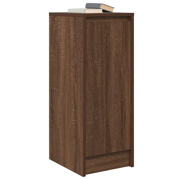 vidaXL Buffet ch&ecirc;ne marron 29,5x34x76 cm bois d'ing&eacute;nierie