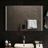 vidaXL Miroir de salle de bain &agrave; LED 90x60 cm
