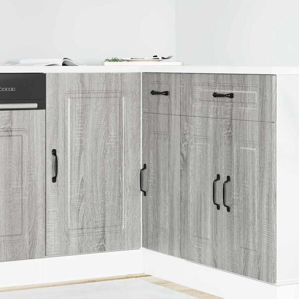 vidaXL Armoire de cuisine Kalmar sonoma gris bois d'ing&eacute;nierie