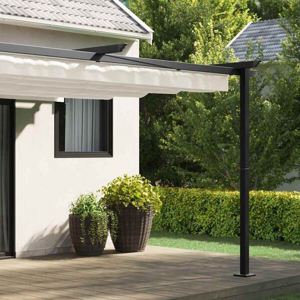 vidaXL Pavillon Cr&egrave;me 400 x 300 x 200 cm Polyester