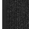 vidaXL Paillasson ray&eacute; Anthracite 60x80 cm