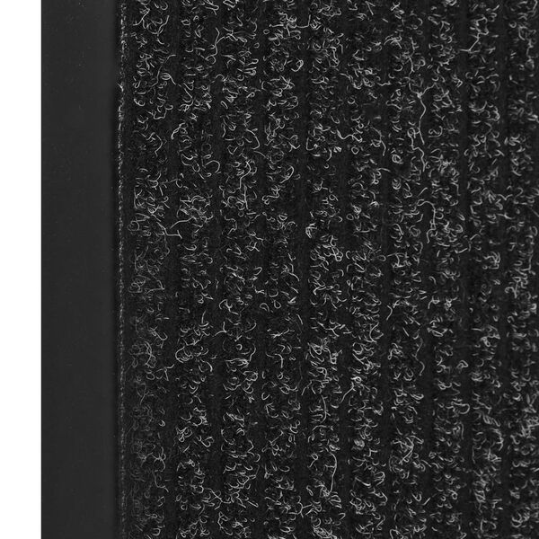 vidaXL Paillasson ray&eacute; Anthracite 60x80 cm