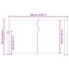 vidaXL Auvent lat&eacute;ral r&eacute;tractable 120 x 300 cm Blanc cass&eacute;