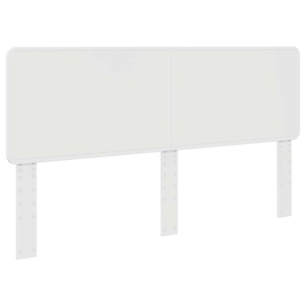 vidaXL T&ecirc;te de lit Blanc 180 cm Bois d'ing&eacute;nierie