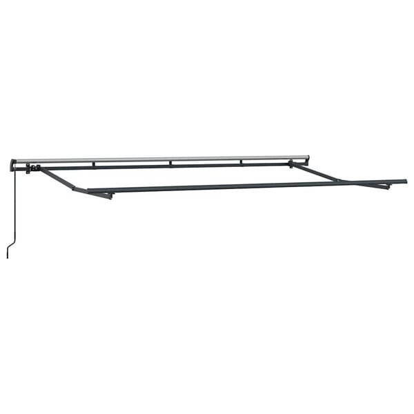vidaXL Auvent R&eacute;tractable Bordeaux 400 x 200 cm tissu