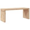 vidaXL Banc de jardin extensible 212,5x40,5x45 cm bois massif de pin
