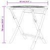 vidaXL Ensemble &agrave; manger de jardin 5 pcs Bois de teck massif