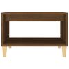 vidaXL Table basse Ch&ecirc;ne marron 60x50x40 cm Bois d'ing&eacute;nierie