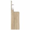 vidaXL Tables de maquillage pour chambre avec tiroir Ch&ecirc;ne Sonoma