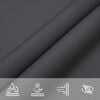vidaXL Voile de parasol tissu oxford rectangulaire 2x4 m anthracite
