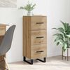 vidaXL Buffet avec tiroir Ch&ecirc;ne artisanal 34,5 x 34 x 90 cm