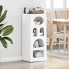 vidaXL Buffet Blanc brillant 40 x 35 x 100,5 cm Bois d'ing&eacute;nierie