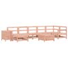 vidaXL Salon de jardin 9 pcs bois massif sapin de douglas