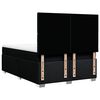 vidaXL Sommier &agrave; lattes de lit avec matelas Noir 160x200 cm Tissu