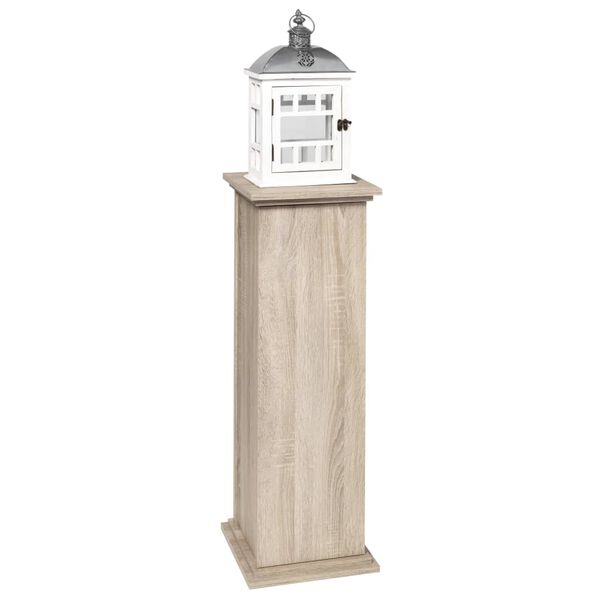 FMD Table d'appoint avec porte 88,5 cm Ch&ecirc;ne