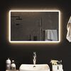 vidaXL Miroir de salle de bain &agrave; LED 80x50 cm