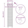 vidaXL Store pliss&eacute; rose 50x200 cm largeur du tissu 49,4 cm polyester