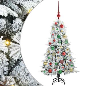 vidaXL Sapin de No&euml;l Artificiel &agrave; Branches Articul&eacute;es Blanc 120 cm