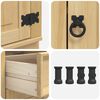 vidaXL Armoire avec tiroir Miel 40 x 46 x 81,5 cm Pin massif