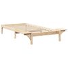 vidaXL Cadre de lit Naturel 90 x 200 cm Pin massif