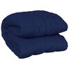 vidaXL Couverture lest&eacute;e Bleu 138x200 cm 10 kg Tissu